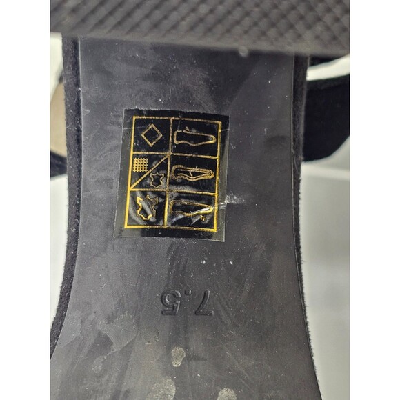 MDS Women's‎ 7.5 Jeffrey Campbell Lindsay Black Suede Sandal High Heel Pumps EUC - Picture 9 of 9